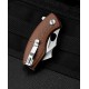 Couteau Bestech Lizard Green Orange Lame Acier D2 Satin Manche G10 IKBS Linerlock Clip BTKG39B - Livraison Gratuite