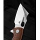 Couteau Bestech Lizard Green Orange Lame Acier D2 Satin Manche G10 IKBS Linerlock Clip BTKG39B - Livraison Gratuite