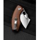 Couteau Bestech Lizard Green Orange Lame Acier D2 Satin Manche G10 IKBS Linerlock Clip BTKG39B - Livraison Gratuite
