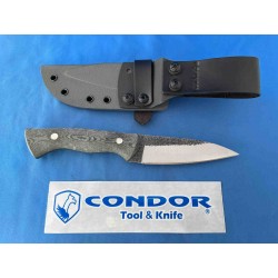 Condor Bush Slicer Lame Acier Carbone 1095 Manche Micarta Etui Kydex El Salvador CTK3956425HC - Livraison Gratuite