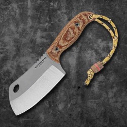 Couperet Condor Primal Cleaver Acier Carbone 1095 Manche Micarta Etui Cuir El Salvador CTK20114HC - Livraison Gratuite