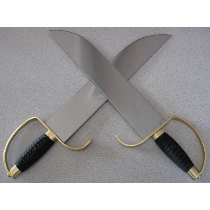Set de 2 Sabres Cold Steel Butterfly Swords Acier Carbone 1055 CS88BF - Livraison Gratuite