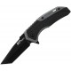 Couteau Smith&Wesson Shield A/O Lame Tanto 8Cr13MoV Manche Caoutchouc Linerlock Clip SW1147101 - Livraison Gratuite 