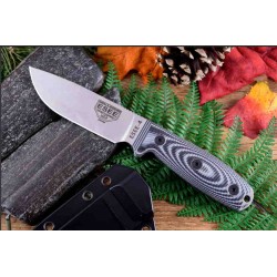 Couteau Esee Model 4 Lame Acier S35VN Manche G10 Etui Polymère Made In USA ES4PS35VO2 - Livraison Gratuite