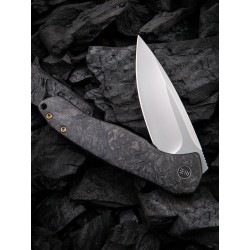 Couteau We Knife Co Ltd Kitefin Lame Acier S35VN Manche Titane/FC IKBS Framelock Clip WE2001A - Livraison Gratuite