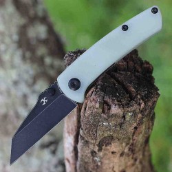 Couteau Kansept Little Main Street Jade Manche G10 Lame Acier 154CM Linerlock Clip KT2015A7 - Livraison Gratuite