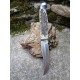 Couteau de Chasse Skinner Lame Acier 440 Manche Résine Etui Nylon Frost Cutlery FSW602SBR - Livraison Gratuite