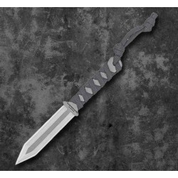 Couteau de Cou Condor Gladius Neck Lame Acier Carbone 1075 Etui Kydex El Salvador CTK1824312HC - Livraison Gratuite