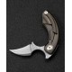 BTKT2103J Bestech Knives Strelit Damascus Blade Bronze Titanium Handle Framelock Clip – Livraison Gratuite