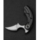 BTKT2103H Bestech Knives Strelit Damascus Blade Black Titanium Handle Framelock Clip – Livraison Gratuite