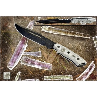 Couteau De Survie TOPS Alaskan Harpoon Acier 1095 Manche Micarta Tops Knive Made In USA TP906 - Livraison Gratuite