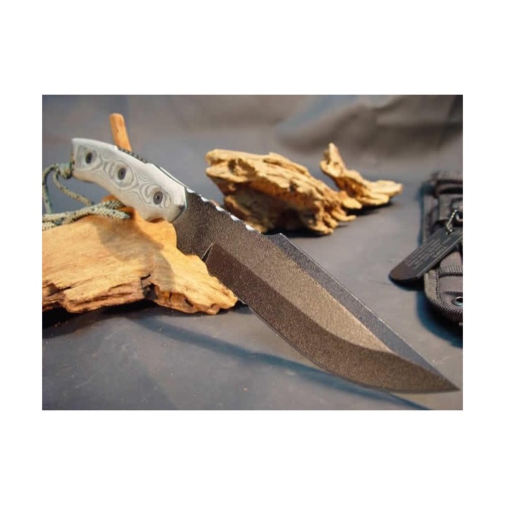 Couteau De Survie TOPS Alaskan Harpoon Acier 1095 Manche Micarta Tops Knive Made In USA TP906 - Livraison Gratuite