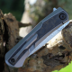 Couteau Kansept Kratos Damas Manche FibreCarbone/Titane IKBS Clip K1024A5 - Livraison Gratuite