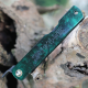 Couteau Higonokami Blue Paper Steel Jade Manche Métal Made Japan HIGOCJB - Livraison Gratuite