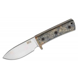 Couteau Ontario ADK Valley Hunter Lame Acier 420HC Manche Micarta Etui Cuir Made USA ON8188 - Livraison Gratuite