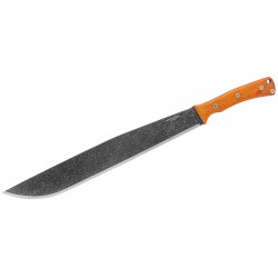 Couteau Condor Mountain Pass Machete Lame Acier Carbone 1075 Manche Micarta Etui Cuir Salvador CTK2838155HC - Livraison Gratuite