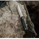 Couteau Marttiini MFT Lame Acier Inox Manche G10 Etui Cuir Made Finlande MN354010 - Livraison Gratuite
