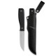 Couteau Marttiini MFT Lame Acier Inox Manche G10 Etui Cuir Made Finlande MN354010 - Livraison Gratuite