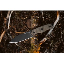 Couteau Bushcraft TOPS Knives Trail Seeker Lame Acier 1095 Manche Micarta Etui Kydex USA TPTLSR01 - Livraison Gratuite