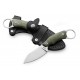 Couteau Karambit LionSteel H1 Lame Acier M390 Manche Green Micarta Etui Cuir Made Italy LSTH1CVG - Livraison Gratuite