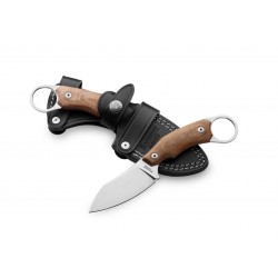 Couteau Karambit LionSteel H1 Lame Acier M390 Manche Natural Micarta Etui Cuir Made Italy LSTH1CVN - Livraison Gratuite