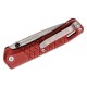 Couteau Gerber Zilch Red Lame Acier 7Cr17MoV Manche GRN Linerlock Clip G1882 - Livraison Gratuite