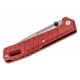 Couteau Gerber Zilch Red Lame Acier 7Cr17MoV Manche GRN Linerlock Clip G1882 - Livraison Gratuite