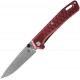 Couteau Gerber Zilch Red Lame Acier 7Cr17MoV Manche GRN Linerlock Clip G1882 - Livraison Gratuite