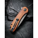 Couteau CIVIVI C907 Elementum Damas Manche Cuibourtia IKBS Linerlock Clip CIVC907DS2 - Livraison Gratuite