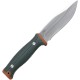 Couteau de Survie Outdoor Life Lame Acier 7Cr17MoV Manche Fibre Nylon Etui FRN OLFIX001OGN - Livraison Gratuite