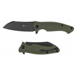 Couteau Steel Will Nutcracker OD Green Lame Acier N690Co Manche G10 IKBS SMGF2433 - Livraison Gratuite