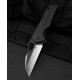 Couteau Bestech Operator Black Lame D2 Black/Satin Manche G10 Linerlock Clip BTKG36A - Livraison Gratuite