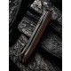 Couteau We Knife Smooth Sentinel Cuibourtia Lame Acier CPM-20CV Manche Titane/Bois IKBS Framelock WE200433 - Livraison Gratuite