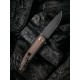 Couteau We Knife Smooth Sentinel Cuibourtia Lame Acier CPM-20CV Manche Titane/Bois IKBS Framelock WE200433 - Livraison Gratuite