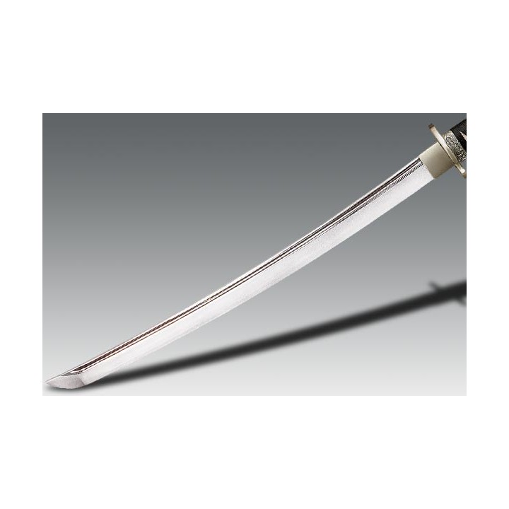 Sabre Katana Cold Steel Wakisashi Imperial Series Lame Acier 1055 Carbon CS88W - Livraison Gratuite