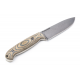 Couteau Bradford Guardian 5.5 3D G-Wood Lame Acier N690 Manche G10 Etui Cuir Made In USA BRAD55S115 - Livraison Gratuite
