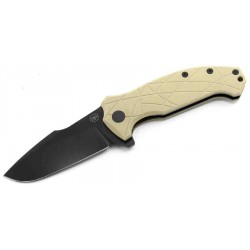 Couteau Amare Coloso Coyote Lame Acier D2 Manche G-10 IKBS Linerlock Clip AMR201902 - Livraison Gratuite