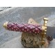 Poignard Couteau American Hunter Lame Acier Carbone Manche Bois Façon Médiéval Etui Cuir AH024 - Livraison Gratuite