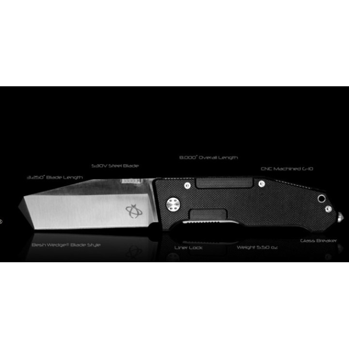 Couteau Mantis Folding Pry II Lame Besh Wedge Acier S30V Manche G-10 MAN72B - Livraison Gratuite  