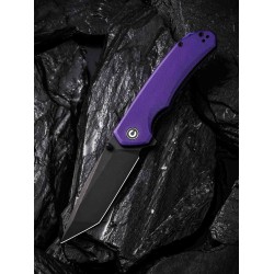 Couteau CIVIVI Brazen Purple Lame Acier 14C28N Manche G10 Linerlock Clip IKBS CIVC2023D - Livraison Gratuite