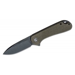 Couteau CIVIVI Elementum Green Lame Acier D2 Manche Micarta Linerlock Clip CIVC907Z - Livraison Gratuite