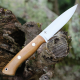Couteau Bark River Aurora Natural Manche Micarta Lame Acier A2 Etui Cuir Made In USA BA06115MNC - Livraison Gratuite