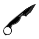 Couteau de Cou Karambit Flagrant Beard Havoc Black Lame Acier Carbone 1095 Etui Kydex Made In USA FBFHAV02 - Livraison Gratuite