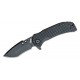 Couteau Halfbreed Blades MILSPEC Lame Acier S30VN Tanto Manche G10 Framelock Clip HBBMILF01 - Livraison Gratuite