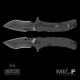 Couteau Halfbreed Blades MILSPEC Lame Acier S30VN Tanto Manche G10 Framelock Clip HBBMILF01 - Livraison Gratuite