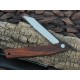 Couteau Ohta Style Higonokami FK9 Lame Acier D2 Manche Iron Wood Housse Cuir Made Japan OFK9P - Livraison Gratuite