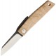 Couteau Ohta Style Higonokami FK5 Lame Acier D2 Manche Erable Housse Cuir Made Japan OFK5M - Livraison Gratuite