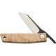 Couteau Ohta Style Higonokami FK5 Lame Acier D2 Manche Erable Housse Cuir Made Japan OFK5M - Livraison Gratuite
