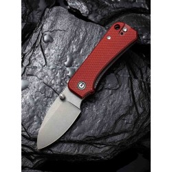 Couteau CIVIVI Baby Banter Burgundy Lame Nitro-V Manche G10 IKBS Linerlock Clip CIVC19068S6 - Livraison Gratuite