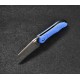 Couteau CMB Made Knives Hippo Blue Lame Acier D2 IKBS Linerlock Clip CMB05S - Livraison Gratuite